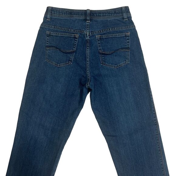 Women's LEE Denim Blue Jeans Size 10M Stretch Comfort Waistband - Picture 2 of 7
